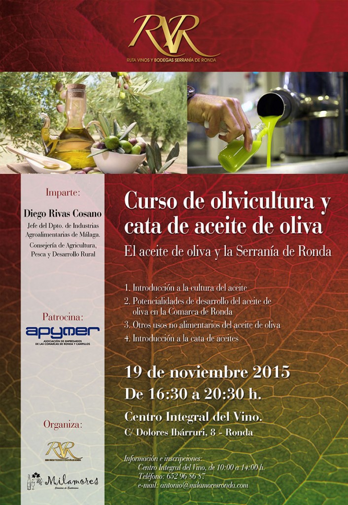 Cartel Olivicultura RVR